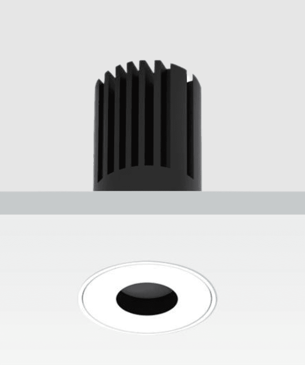 Luna Trimless Pin-Hole - View 1